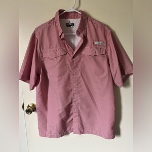Habit mens medium Red Checkered Men's Shirt